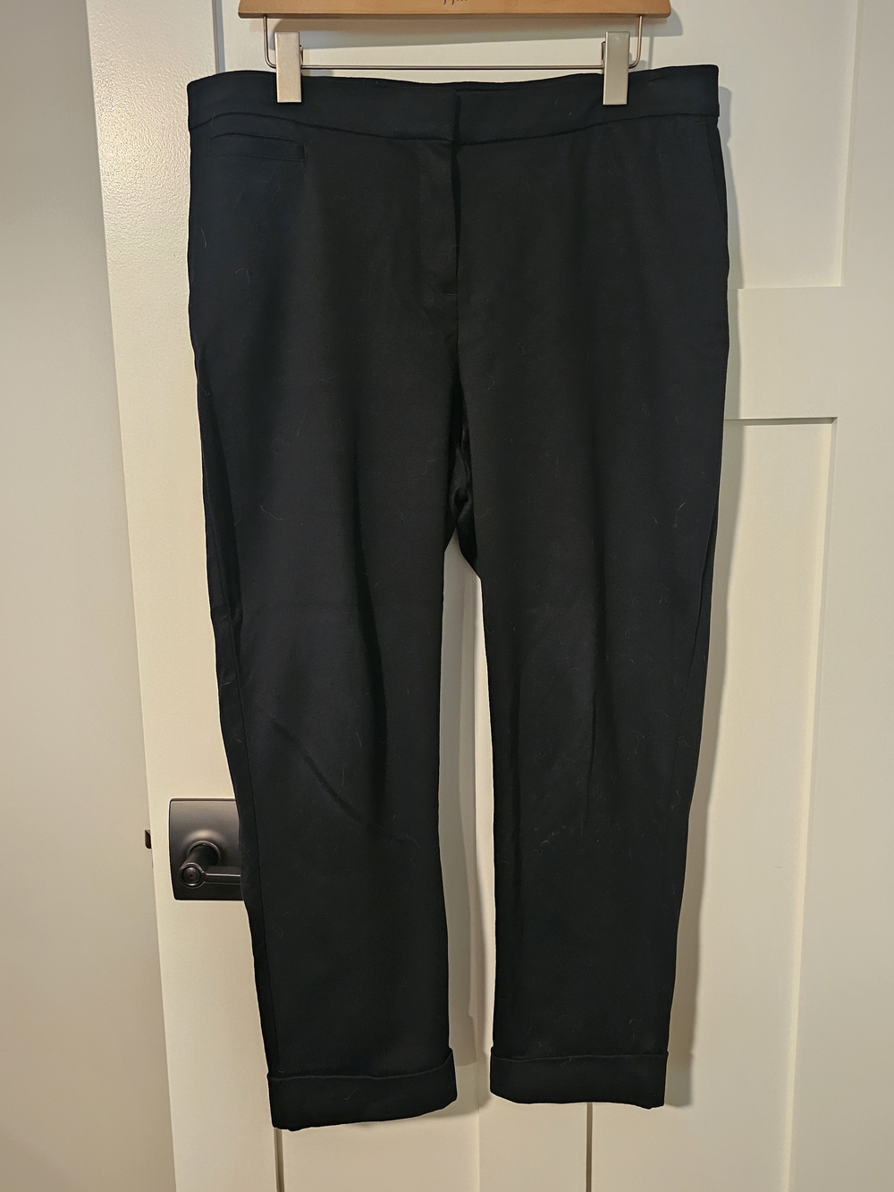 J.Jill Classic Black Cropped Dress Pants